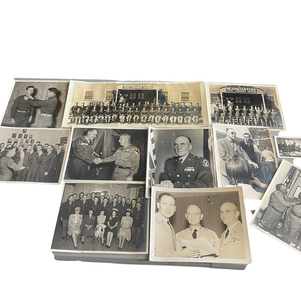 U.S.ARMY Official Portrait Photos WWII-era Military Pictures 1956